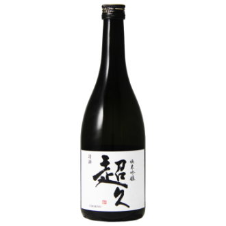 Nakano Ultra Chokyu junmai ginjo sake 720ml white label bottle